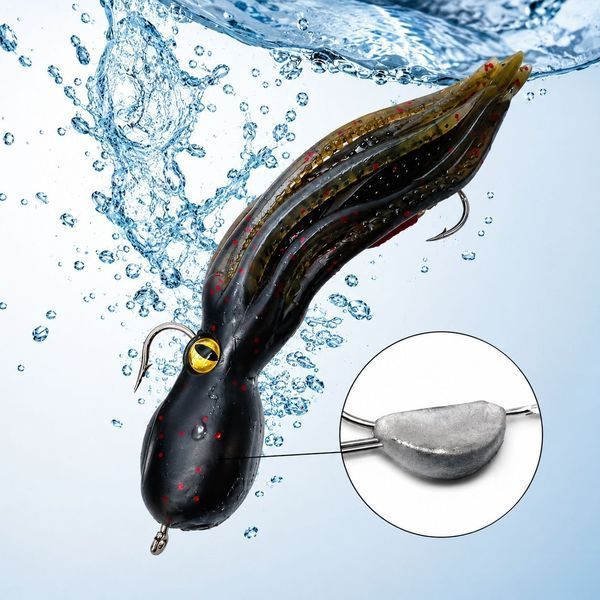 Силиконовые приманки Осьминог Swimbait Octopus с крючками 3 шт. Осьминог Swimbait Octopus фото