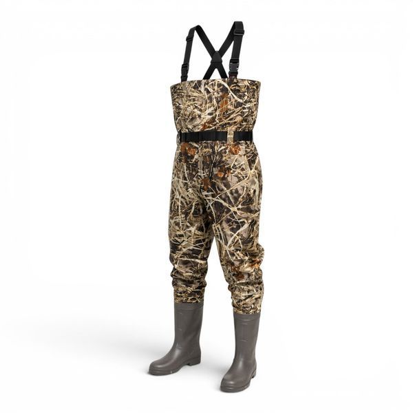 Камуфльований комбінезон Carp Zoom Camou Waders, фірмовий забродний костюм для риболовлі CZ Camou Waders фото