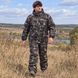 Мужской демисезонный костюм Алова на флисе для охоты и рыбалки: куртка + полукомбинезон-трансформер Костюм алова снайпер фото 11