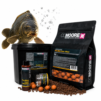 Набір CC Moore Pro-Stim Liver Session Pack 18mm (бойли 18мм+пелетс 6мм+ліквід+попапі 18мм) 98036 фото