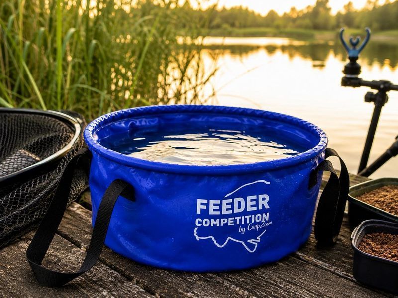 Складное рыболовное ведро Carp Zoom Foldable Bucket, ведро для замешивания прикормки CZ8043 фото